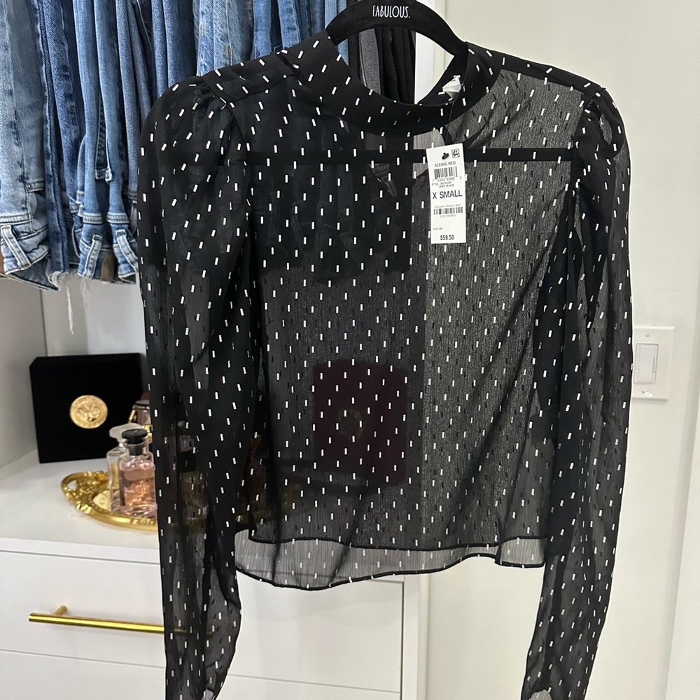 black see through shirt